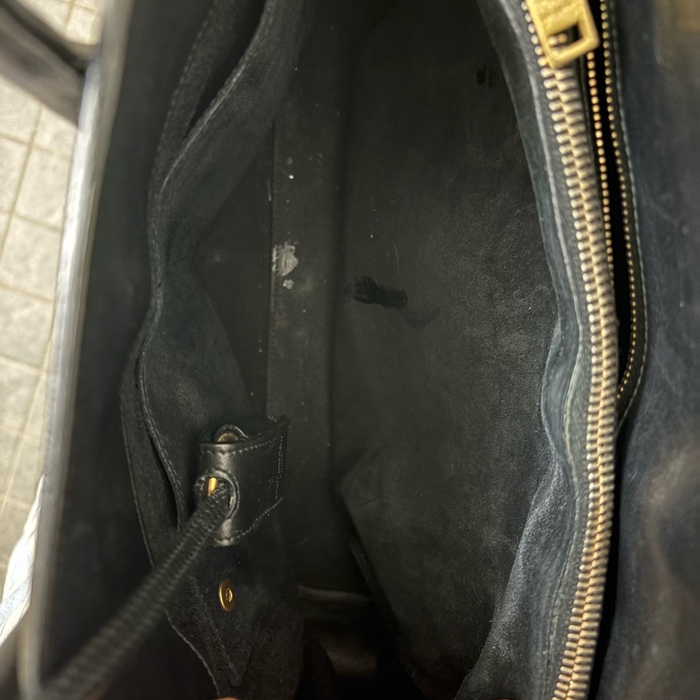small sac de jour tote black saint laurent with duster - Picture 7 of 7